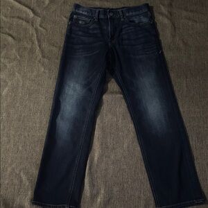 Express classic Men's Straight Jeans in Dark Blue Denim 28x28